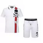 survetement philipp plein 2017 cotton skull white